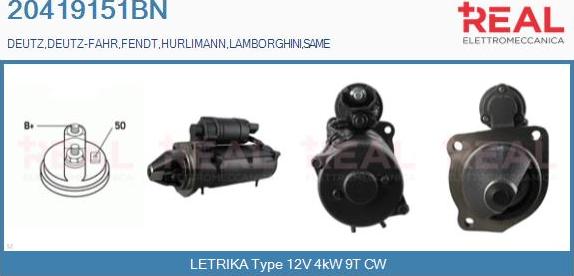 REAL 20419151BN - Starter car-mod.net