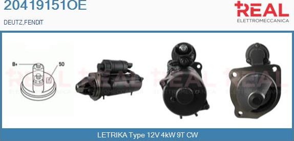 REAL 20419151OE - Starter car-mod.net