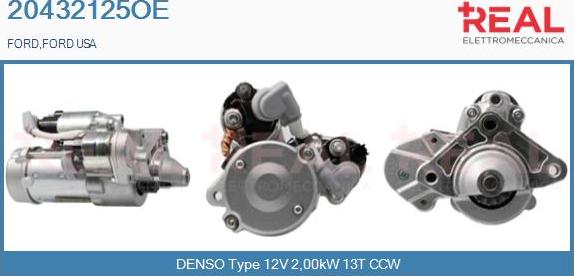 REAL 20432125OE - Starter car-mod.net