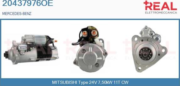 REAL 20437976OE - Starter car-mod.net