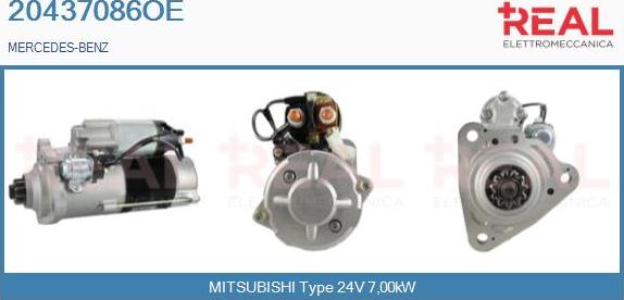 REAL 20437086OE - Starter car-mod.net