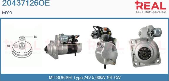 REAL 20437126OE - Starter car-mod.net