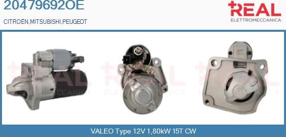 REAL 20479692OE - Starter car-mod.net