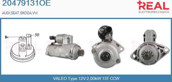 REAL 20479131OE - Starter car-mod.net