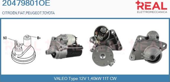 REAL 20479801OE - Starter car-mod.net