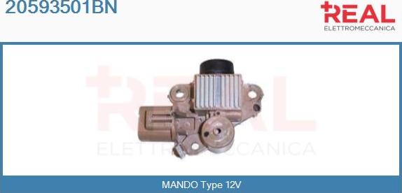REAL 20593501BN - Voltage regulator, alternator car-mod.net