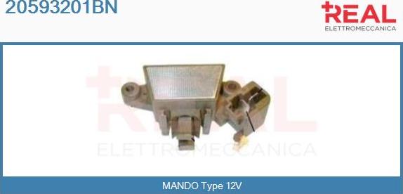 REAL 20593201BN - Voltage regulator, alternator car-mod.net