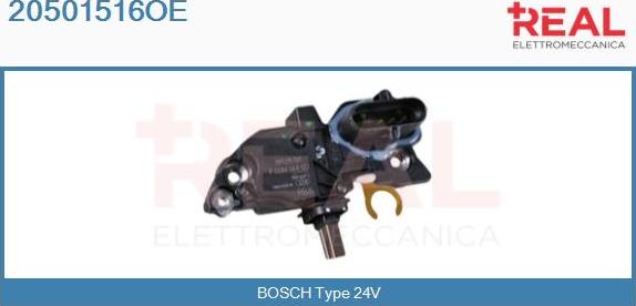 REAL 20501516OE - Voltage regulator, alternator car-mod.net