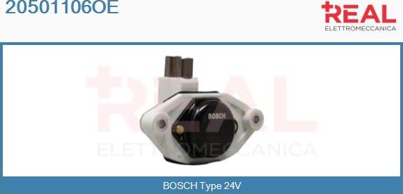 REAL 20501106OE - Voltage regulator, alternator car-mod.net