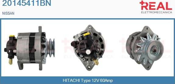 REAL 20145411BN - Alternator car-mod.net