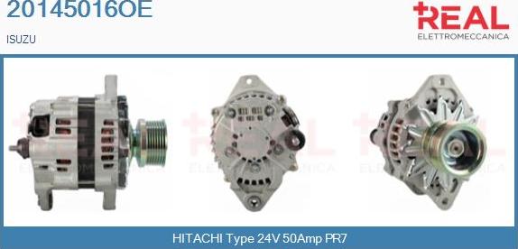 REAL 20145016OE - Alternator car-mod.net