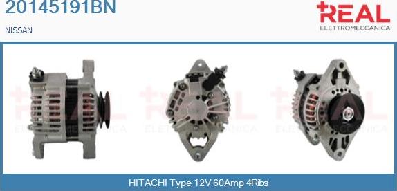 REAL 20145191BN - Alternator car-mod.net