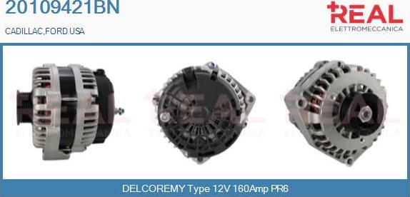 REAL 20109421BN - Alternator car-mod.net
