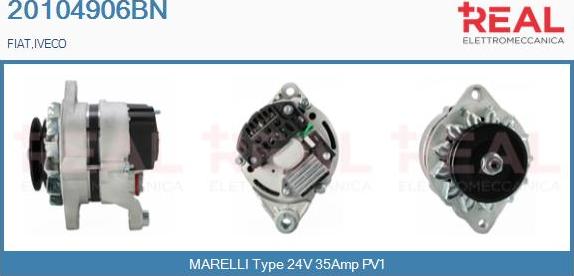 REAL 20104906BN - Alternator car-mod.net