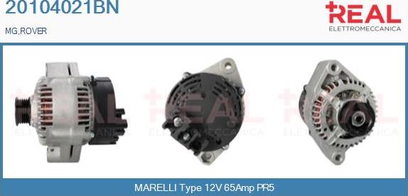REAL 20104021BN - Alternator car-mod.net
