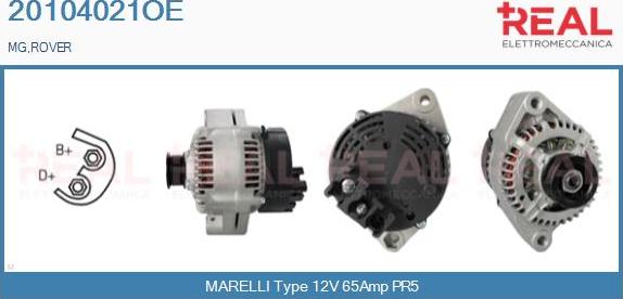 REAL 20104021OE - Alternator car-mod.net
