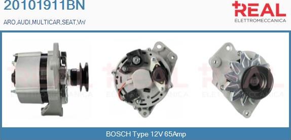 REAL 20101911BN - Alternator car-mod.net