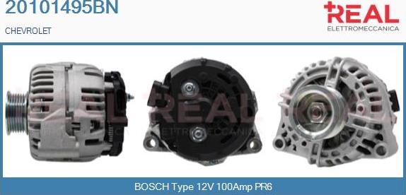 REAL 20101495BN - Alternator car-mod.net