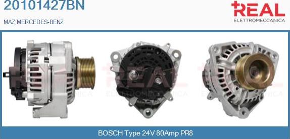 REAL 20101427BN - Alternator car-mod.net