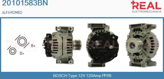 REAL 20101583BN - Alternator car-mod.net
