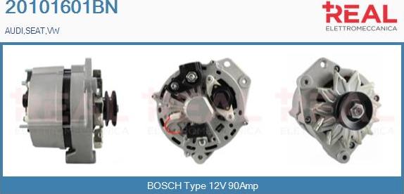 REAL 20101601BN - Alternator car-mod.net