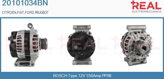 REAL 20101034BN - Alternator car-mod.net