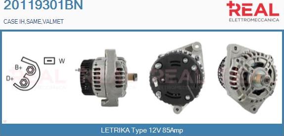 REAL 20119301BN - Alternator car-mod.net