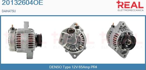 REAL 20132604OE - Alternator car-mod.net
