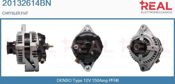 REAL 20132614BN - Alternator car-mod.net