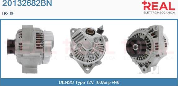 REAL 20132682BN - Alternator car-mod.net