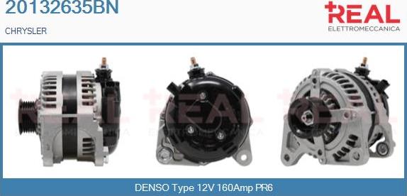 REAL 20132635BN - Alternator car-mod.net