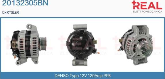 REAL 20132305BN - Alternator car-mod.net