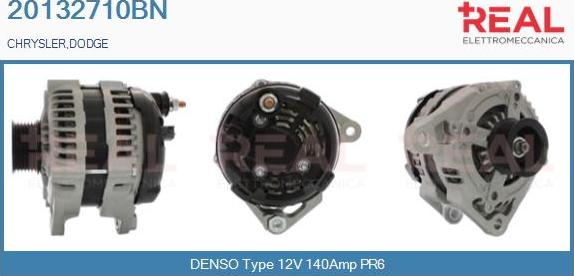 REAL 20132710BN - Alternator car-mod.net