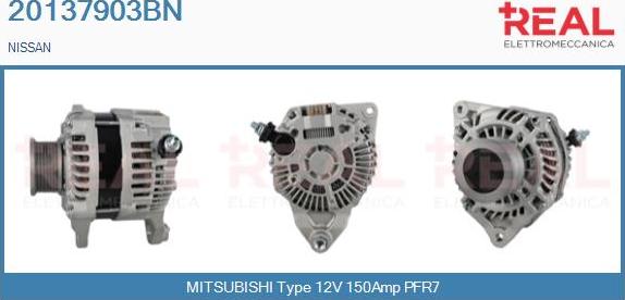 REAL 20137903BN - Alternator car-mod.net