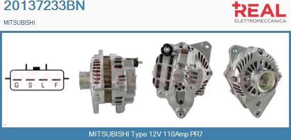 REAL 20137233BN - Alternator car-mod.net