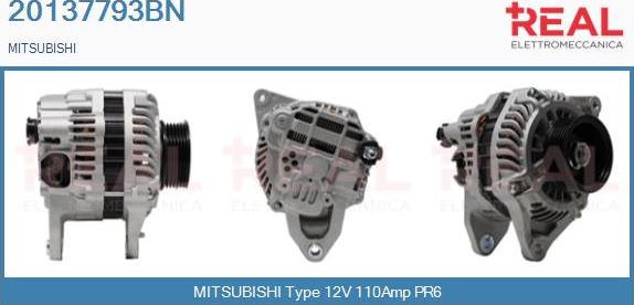 REAL 20137793BN - Alternator car-mod.net