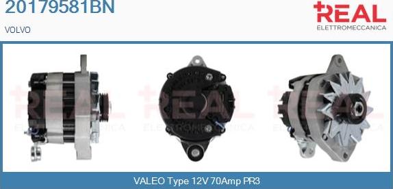 REAL 20179581BN - Alternator car-mod.net