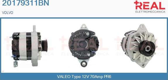 REAL 20179311BN - Alternator car-mod.net