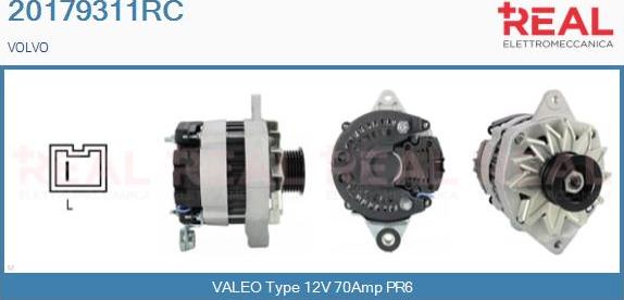 REAL 20179311RC - Alternator car-mod.net