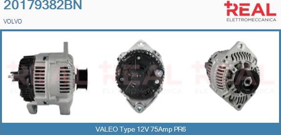 REAL 20179382BN - Alternator car-mod.net