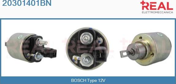 REAL 20301401BN - Solenoid Switch, starter car-mod.net