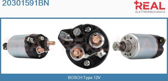 REAL 20301591BN - Solenoid Switch, starter car-mod.net