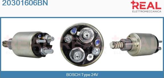 REAL 20301606BN - Solenoid Switch, starter car-mod.net