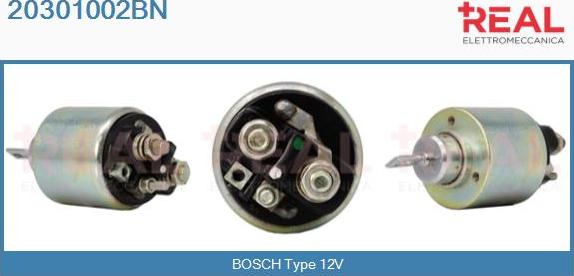 REAL 20301002BN - Solenoid Switch, starter car-mod.net