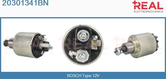 REAL 20301341BN - Solenoid Switch, starter car-mod.net