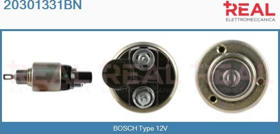 REAL 20301331BN - Solenoid Switch, starter car-mod.net