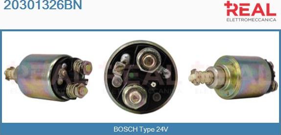 REAL 20301326BN - Solenoid Switch, starter car-mod.net