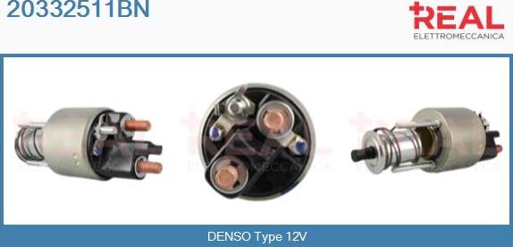 REAL 20332511BN - Solenoid Switch, starter car-mod.net