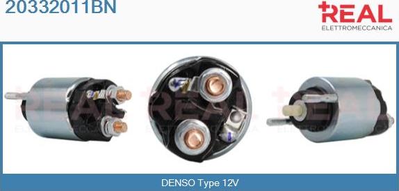 REAL 20332011BN - Solenoid Switch, starter car-mod.net