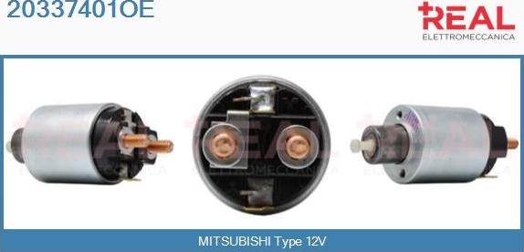 REAL 20337401OE - Solenoid Switch, starter car-mod.net